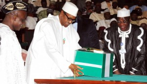 President Buhari presenting 2016 budget proposal