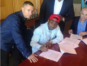 Davido-signs-global-music-deal-with-Sony-BMG-TVCE