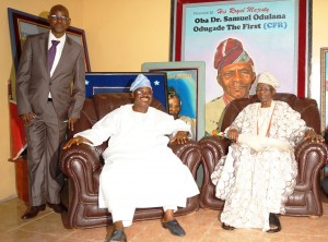 Gov, Ajimobi and late Olubadan