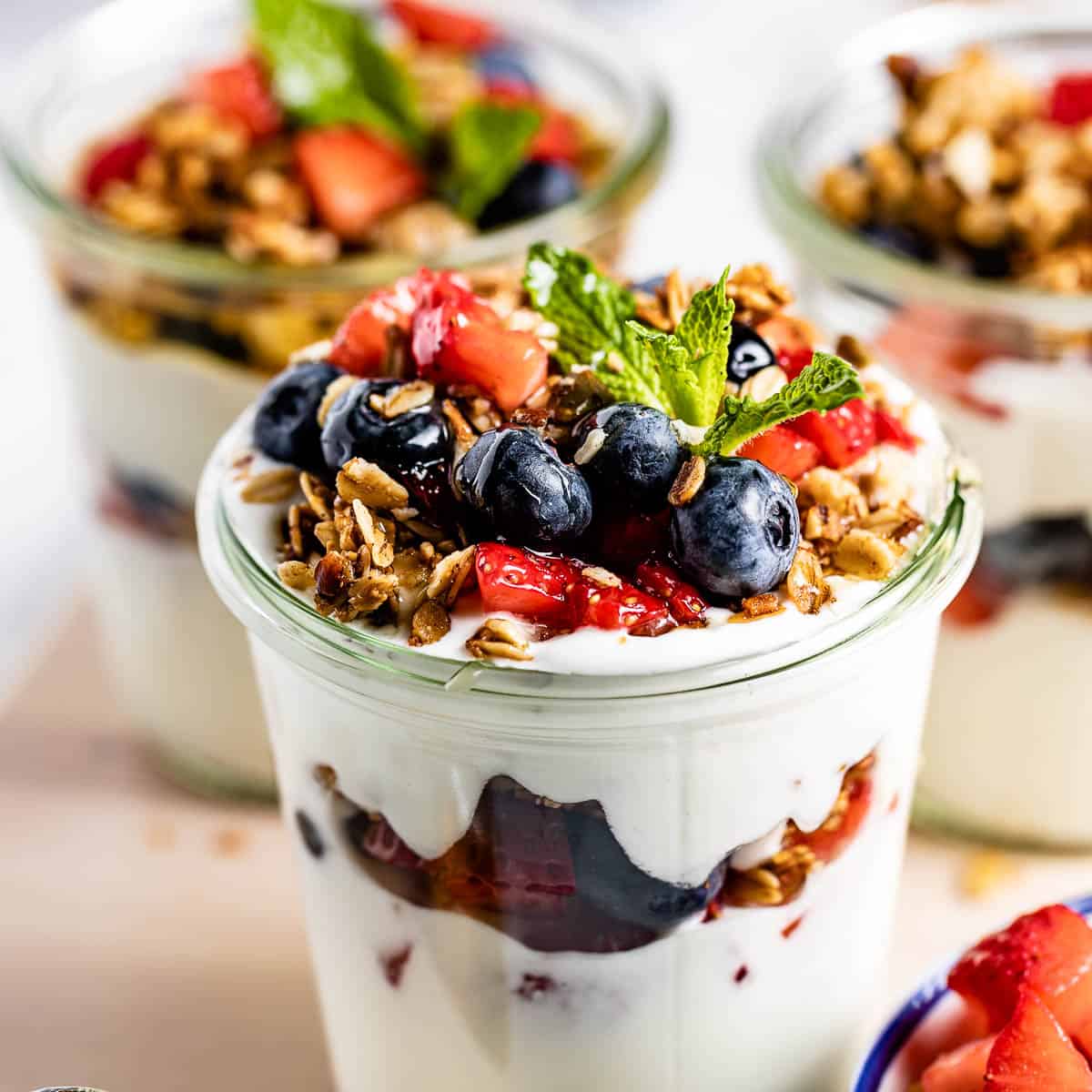 Healthy Yogurt Parfait And Smoothie Recipe