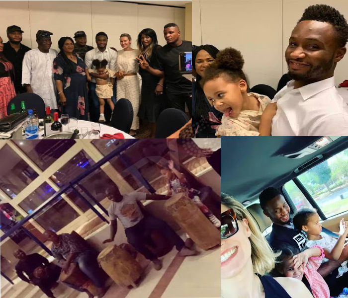 Mikel Obi and his family in Nigeria, wife experiences culture shock
