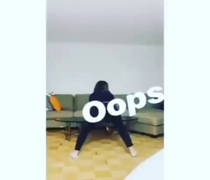 Twerking Gone Wrong, Sexy Lady Breaks Glass Table While Shaking Booty