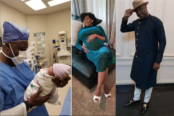 Actor Femi Adebayo and his wife welcome a son!