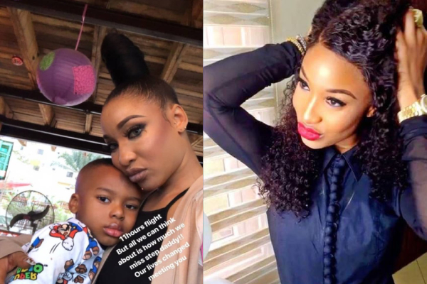 "We miss step daddy!!, Our lives changed meeting you”- Tonto Dikeh Finds Love Again