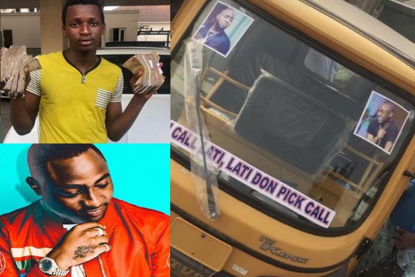Davido Hails Male Fan For Investing The One Million Naira He Gave Him Wisely