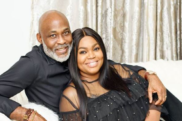 Richard Mofe-Damijo celebrates his wife, Jumobi on Valentine's Day