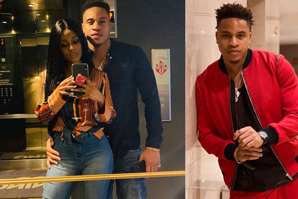 Nigerian-born US singer, Rotimi poses with his S.A girlfriend