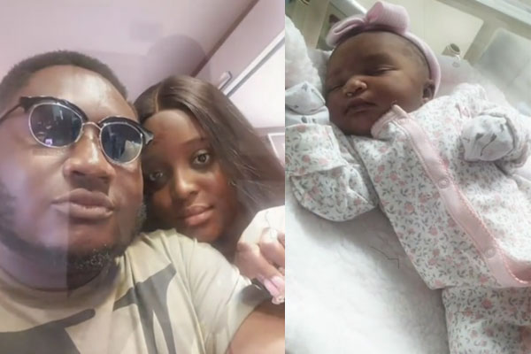 Comedian, Ajebo and wife welcomes newborn daughter