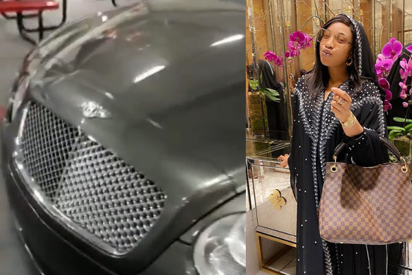 Tonto Dikeh gets herself a Bentley car