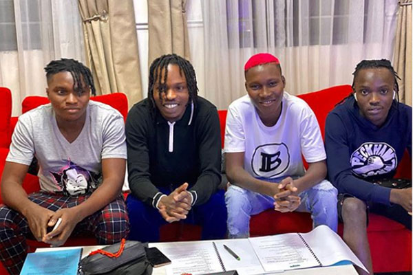Naira Marley begins the new year by signing new artist to his MarlianMusic record label