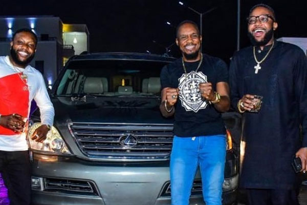 Nollywood actor JNR POPE gets an SUV gift from the E-Money and his brother KCEE