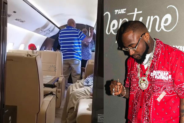Check out video of Davido's dad, Adedeji Adeleke and friends dancing and singing praises to GOD in his new Private Jet