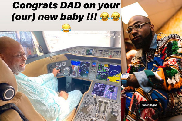 Davido's dad, ADEDEJI ADELEKE buys a new private jet