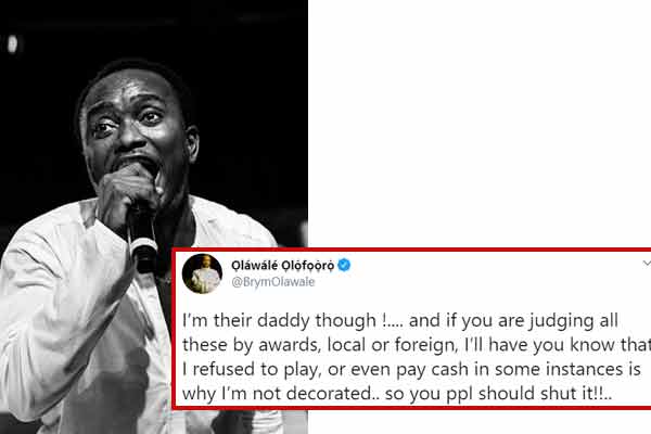 Brymo gets dragged on twitter