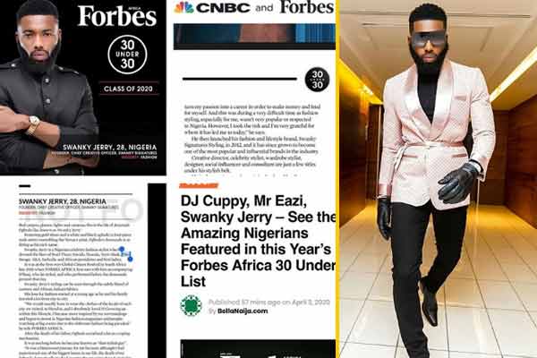 Jeremiah Ogbodo listed among forbes 30 under 30