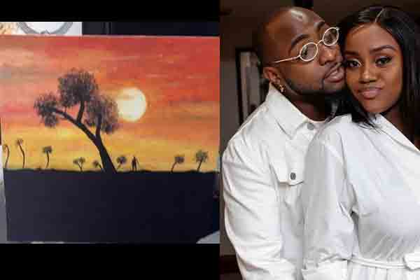 Davido: "My wife painted this for me yesterday “