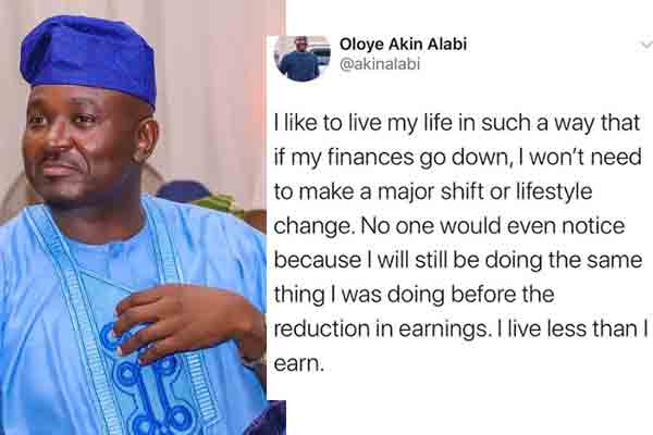 Some wise words from Akin Alabi