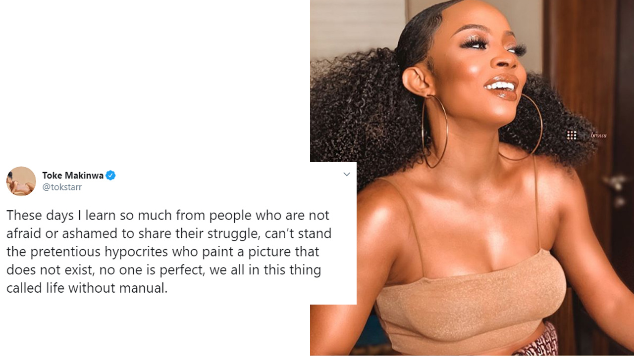 Toke Makinwa: can’t stand the pretentious hypocrites