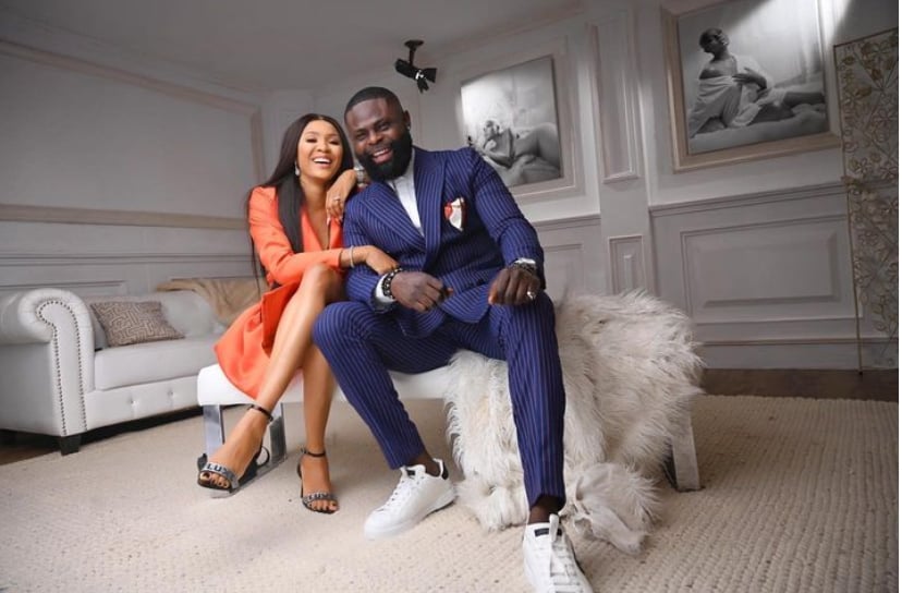 Yomi Casual’s Wife, Grace Reacts To Claims Of Him Being Gay