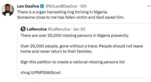 BBNaija’s Leo Dasilva Raises Alarm On Organ Harvesting In Lagos