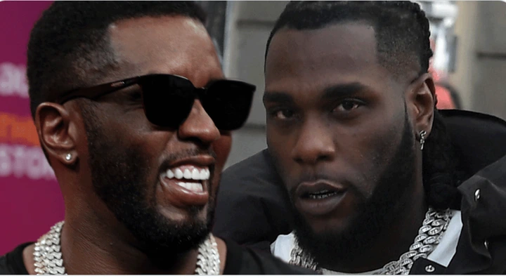 American Rapper, Diddy Brags About Helping Burna Boy Win His First Grammy Award