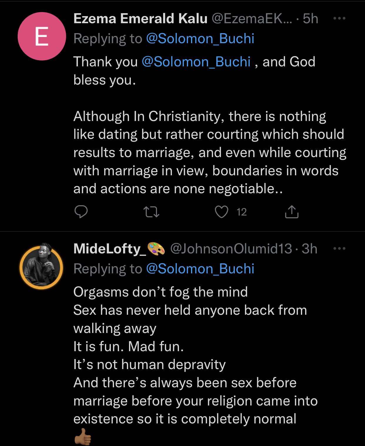 Media Personality Solomon Buchi Speaks Against Sex Before Marriage