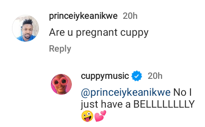 Dj Cuppy Debunks Pregnancy Rumors 