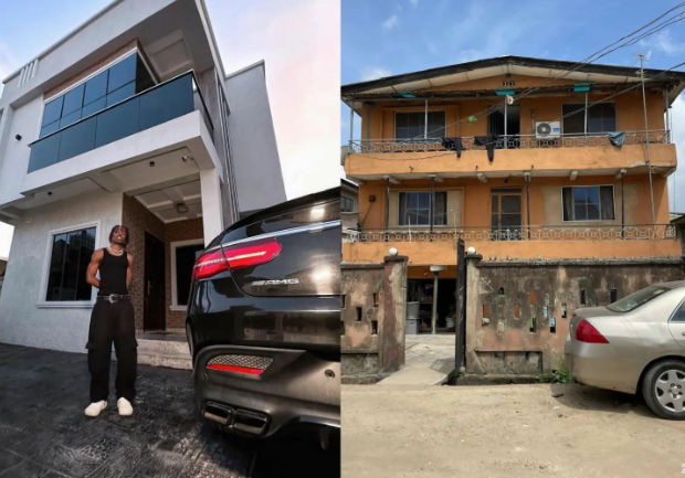 Singer Ckay Acquires New House As He Shares Picture Of His Old House