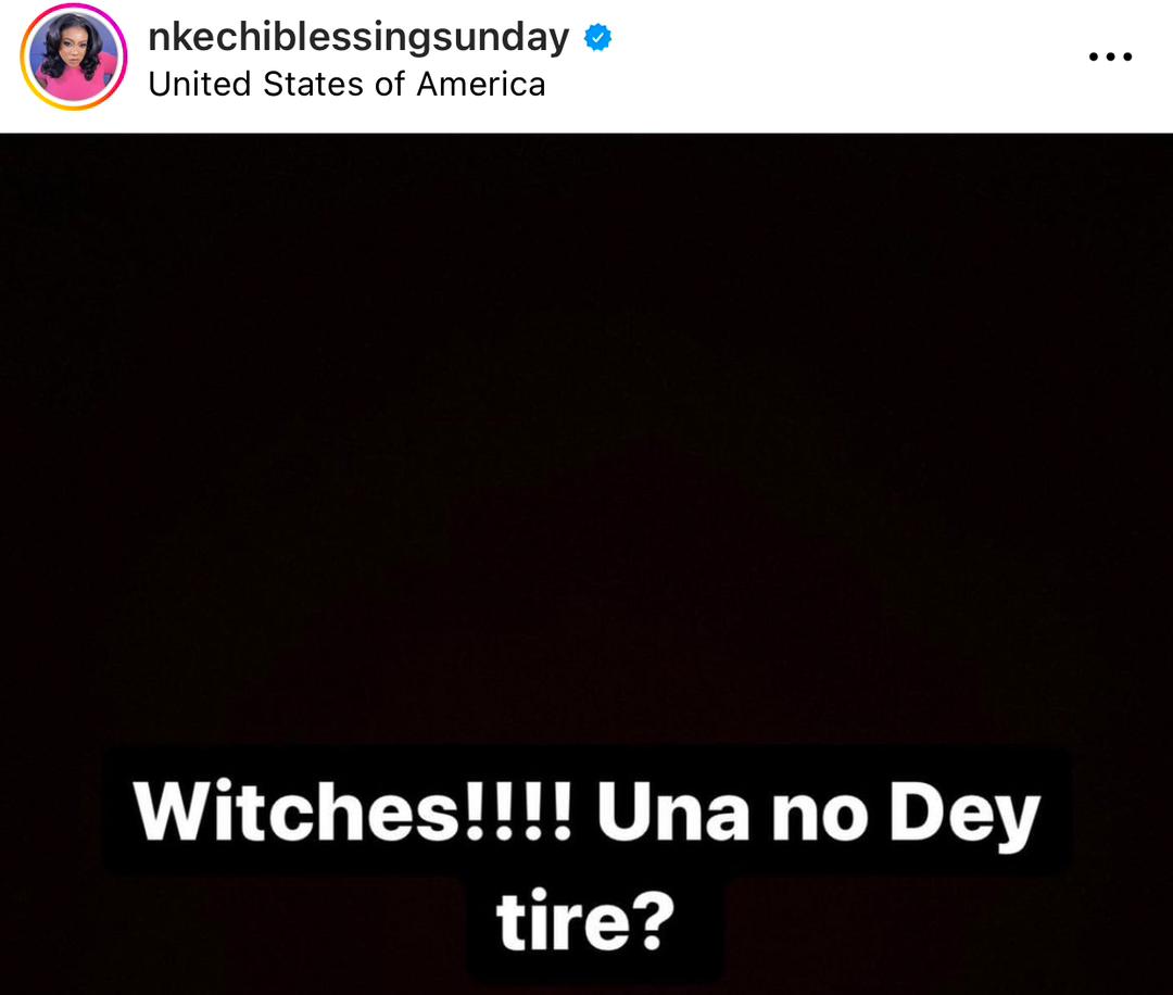 “I hope you witches die waiting”- Nkechi Blessing Curses People Praying Against Her Relationship 