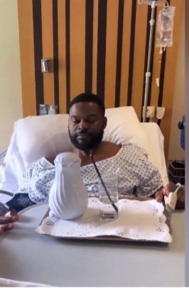 Rapper Falz Undergo Knee Surgery In Uk (Photos)