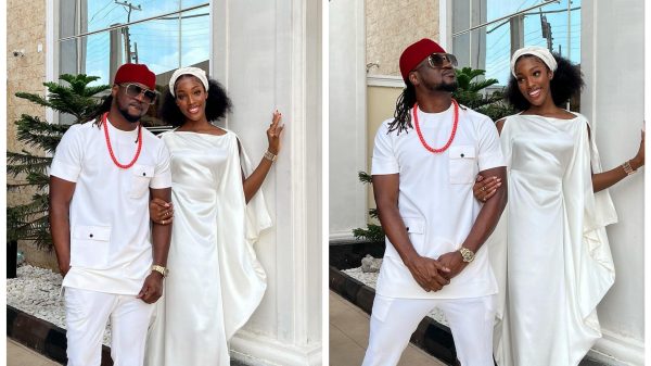 Paul Okoye And His Girlfriend Step Out In Matching White Outfit