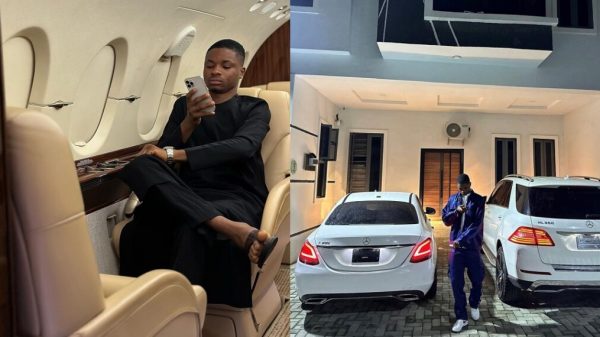 “A cleaner of yesterday”- Influencer, Ola of Lagos shares his success story as he shows off his assets