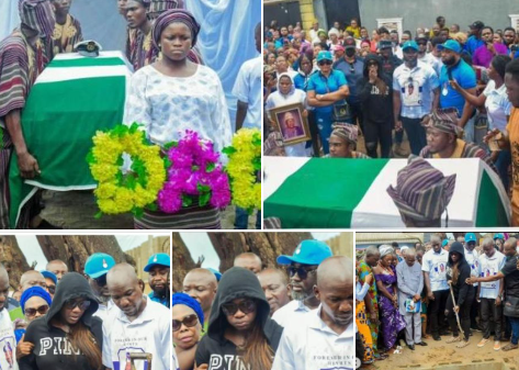 Actress Mercy Johnson Okojie Shares Photos From Her Father’s Burial