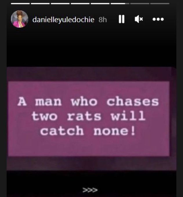 A Man Who Chases Two Rats Will Catch None- Actor, Yul Edochie’s Daughter, Daniella Shares Cryptic Post 