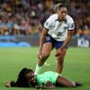 Lauren James apologizes to the Super Falcons’s Alozie, amidst her dismissal from the FIFA Women’s World Cup.