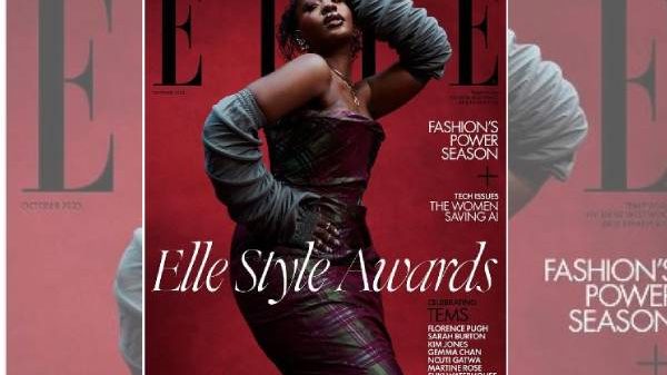 Tems unveils as one of 5 to appear on ELLE UK October Edition.